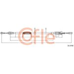 92.10.4740, Трос стояночного тормоза передн CITROEN JUMPER (III) all 30mod p.3000 06-