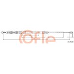 92.10.7520, Трос стояночного тормоза VW: JETTA(162) 10- 1598/827 mm