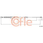 92.10.7628, Трос стояночного тормоза VW: TOURAN ECOFUEL 1610/940 mm
