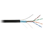 EC-UF004-5E-PE-SW-BK, Кабель NETLAN F/UTP 4 пары, Кат.5e (Класс D), 100МГц ...