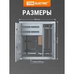 SQ0905-0160, four-storey building with 4 apartments (1010x950x160) TDM Electric