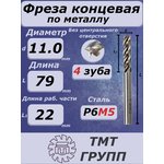 Фреза конц.ц/х 11 4-зуб Р6М5