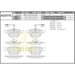 Колодки тормозные Mercedes E (W210) 95- передние \ ANCHI AC0177C