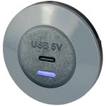 PVPRO-CFF, USB Charger Receptacle, IP30, Front Fit, PVPro Series, 2.5 A, 24 V ...