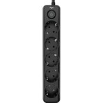 AGNI TP-FD5E-3m-black, Cетевой фильтр AGNI плоский TP-FD5E-3m-black ...