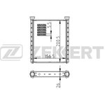 Radiator for ZEKKERT MK5126 Hyundai Solaris IV 10-, Kia Rio III 11-