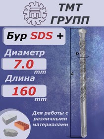 Фото 1/2 Бур SDS+ 7х160