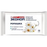 30027, Салфетка влажная универсальная 18х15см в мягкой упаковке 15шт ...