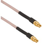 095-725-136M025,RF CABLE, SMPM PLUG-PLUG, 50 OHM, 9.9"