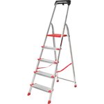 Stepladder, anodized sidewalls, 5 steps, PROFI AAA-05