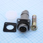 FQ14-2ZPJ-6, вилка на корпус IP67 2 контакта