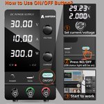 Laboratory power supply unit Amperin AI-C3010 30V, 10A