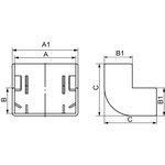 00404, Угол внешний AEM 25x17 In-liner