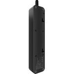 Сетевой фильтр AGNI 4/3м,черный(TP- FD4E-3m-black)