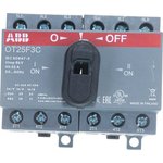 1SCA104863R1001, Рубильник OT25F3С 3п 25А реверсивный без рукоятки