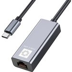 5bites Кабель-адаптер UA2C-45-16BK USB3.1 / RJ45 100MB / AL / GREY