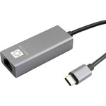 5bites Кабель-адаптер UA2C-45-16BK USB3.1 / RJ45 100MB / AL / GREY