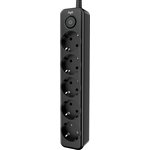 AGNI TP-FD5E-2m-black, Cетевой фильтр AGNI плоский TP-FD5E-2m-black ...