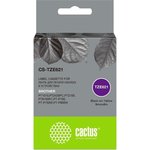 Картридж ленточный Cactus CS-TZE621 черный ...
