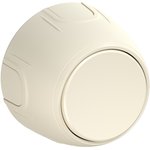 7700847, Выключатель одинарный Rotondo, цвет бежевый
