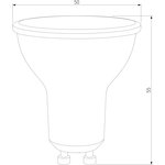 Светодиодная лампа JCDR 7W 3300K GU10 BLGU1005