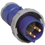 2CMA100334R1000,CONN, MAIN PLUG, 3P4W, 30A, 250V, BLUE