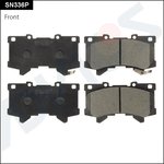SN336P, Дисковые тормозные колодки ADVICS