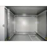Wall (to cabinet) CMOS, 15U, 740x505x13 mm (HxWxD), with mounting, rear ...