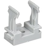 ELASTA Holder with snap for corrugated pipes for mounting gun CFM16 grey IEK