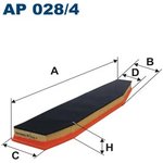 AP028/4, Фильтр воздушный, BMW X3 01/04-