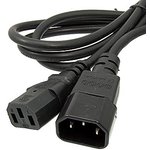 SCZ male-female 1.8m 3х0.75, Шнур сетевой 3-х ...