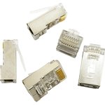 HYC-G2885S-CAT5E, Разъем вилка сетевая TP8P8C (RJ45), CAT5E, Gold 50U" ...