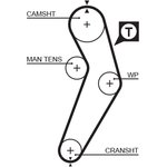 KP15473XS, Timing belt kit with RENAULT KANGOO/LOGAN/SANDERO/MEGANE I 1.4/1.6 ...