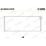01-4152/4 STD, Вклад.шатун.ком/кт STD, FORD Escort/Fiesta/Orion 1.8D 89-  ...