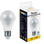 51052, Лампа светодиодная LED 12вт Е27 теплый диммируемая