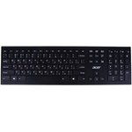 Клавиатура Acer OKR010, беспроводная, USB, Радиоканал, ножничная, черный [zl.kbdee.003]