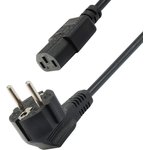 Кабель питания 5bites евровилка - IEC-320-C13, 220V, сечение 3x0.50мм2, 3м PC205-30A
