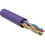 Витая пара ITK LC1-C5E04-126 U/UTP кат.5E 4x2x24AWG LSZH фиолетовый (305м)