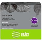 Картридж ленточный Cactus CS-DK11204 DK-11204 черный на белом для Brother ...