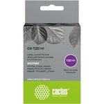 Картридж Cactus CS-TZE141 черный для Brother ...