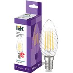 LLF-CT35-7-230-40-E14-CL, Лампа LED CT35 свеча вит. 7Вт 230В 4000К E14 серия 360° IEK