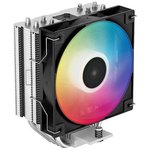 Устройство охлаждения (кулер) DeepCool AG400 LED, 4-pin, RGB, 120мм, черный ...