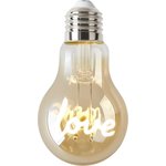 VG10-A60E27warm3W-F-LOVE, Лампочка филаментная цоколь E27 3W 2400К тип A60 LOVE