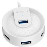 Хаб (разветвитель) A4TECH HUB-30, белый