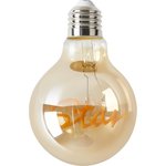 VG10-G80E27warm3W-F-STAR, Лампочка филаментная цоколь E27 3W 2400К тип G80 STAR