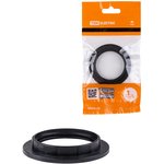 E27 cartridge ring, heat-resistant plastic, black, TDM