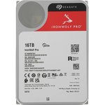 Жесткий диск Seagate Ironwolf Pro ST16000NT001, 16ТБ, HDD, SATA III, 3.5"