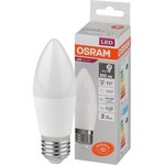 4058075579569, Лампа светодиодная свеча LED 10 Вт E27 4000К 800Лм 220 В (замена ...