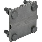 Cruciform clamp with separator strip/rod ...