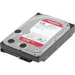 Жесткий диск WD Red Plus WD60EFPX, 6ТБ, HDD, SATA III, 3.5"